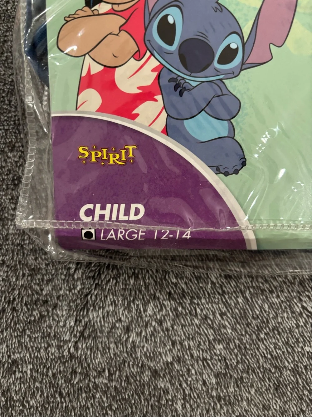 Spirit Halloween Disney Stitch Costume Girls size Large 12-14